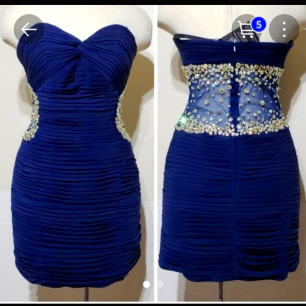 Jovani embellished short cocktail dress